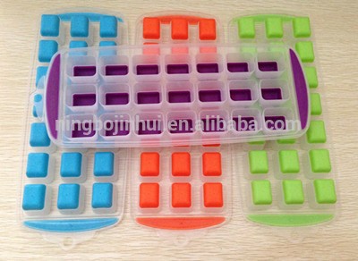 square ice tray cube pop out ice tray with 21compartments