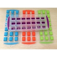 square ice tray cube pop out ice tray with 21compartments